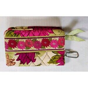 Vera Bradley Women's Quilted Wallet With Coin Purse.